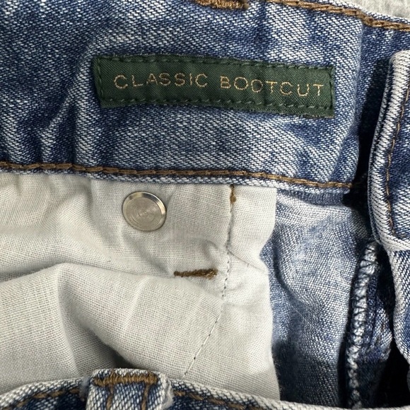 LRL Ralph Lauren Jeans Co Womens 12P Blue Jeans Classic Bootcut Distressed Pants - Picture 11 of 13